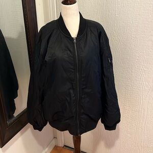 Black Bomber Jacket